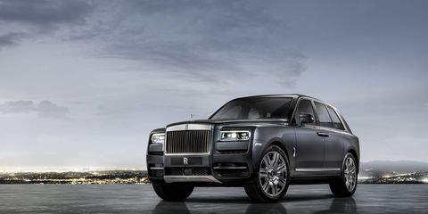 The 2019 Rolls-Royce Cullinan offers nearly every kind of bespoke feature you could imagine, including your choice of a folding rear bench seat or folding buckets (the latter separated by a center console/drinks cabinet with – of course -- Rolls-Royce whisky glasses and decanter, champagne flutes and refrigerator).
