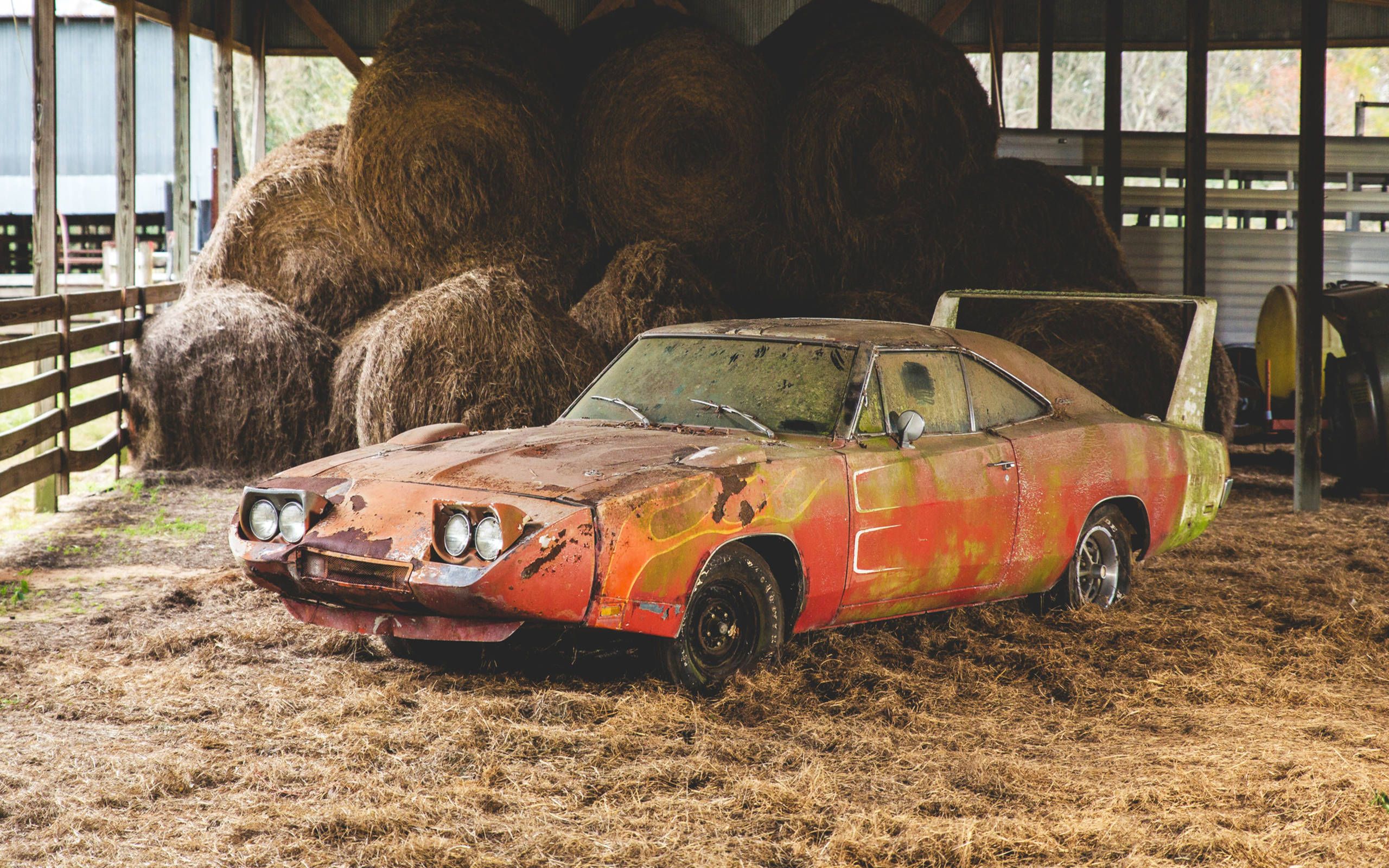Restore or preserve? Barn-find Dodge Charger Daytona needs everything...or  nothing