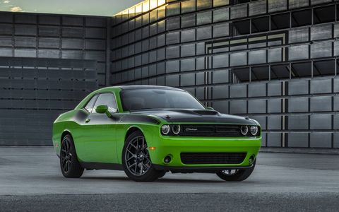 The Challenger T/A adds the air catcher headlights, now with a T/A logo inside, a NACA-ducted hood that feels like the Hellcat airbox, a 2.75-inch active exhaust and 20-inch wheels that are wider than stock.