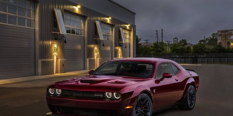 The Challenger Hellcat Widebody model -- with new Widebody fender flares that add 3.5 inches to the overall width -- joins the Challenger SRT Demon as the widest Challengers ever.