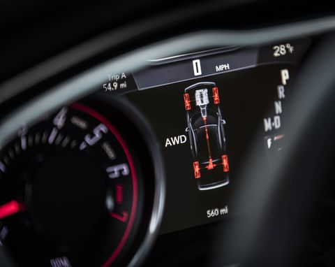 The 2018 Dodge Challenger GT gets a launch-control mode accessible through the car's touchscreen.