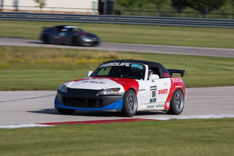 James Forbis in a Corvette and Jackie Ding in an S2000 both set class records in Street modified and Street respectively.