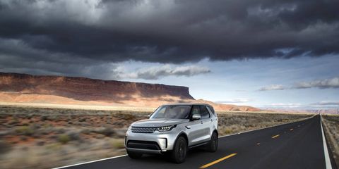 The 2017 Land Rover Discovery rides on the automaker’s aluminum Premium Lightweight Architecture, which also underpins the Range Rover and Range Rover Sport.

