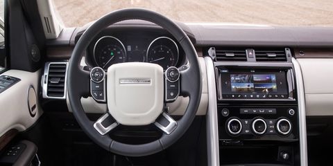 Interior features include 3G Wi-Fi, an available Meridian 17-speaker sound system, as many as six 12-volt outlets and nine USB sockets.