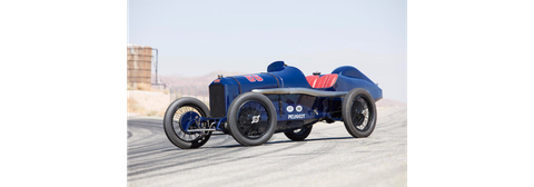 The ex-Indianapolis, Ralph Mulford, Arthur H. Klein, Lindley Bothwell 1914 Peugeot L45 Grand Prix two-seater was top-seller of the Bothwell collection, hammering at $7,260,000 including premium. The car raced in the French Grand Prix, at Indy and on the board track in Beverly Hills.