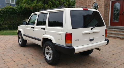 The 17-year-old Jeep Cherokee XJ John Sharkey found has only 4,400 miles and, aside from some dust, looks like it just rolled off the assembly line.