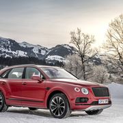 The Bentley Bentayga luxury SUV now gets a 542-hp twin-turbo V8 model to accompany the top-shelf W12 version.