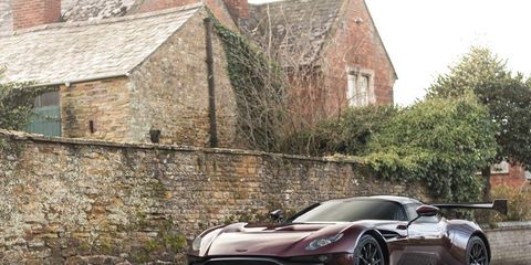 With Aston Martin's permission, RML Group converted an Aston Martin Vulcan to be street-legal in the UK.