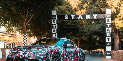 The 2019 Toyota Supra prototype made its public debut at the Goodwood Festival of Speed in the U.K.
