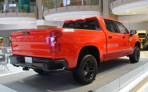 The 2019 Chevy Silverado will be available with six engine/transmission combinations including the new 5.3-liter and 6.2-liter V8s with Dynamic Fuel Management that actively shuts off any number of cylinders for better gas mileage.