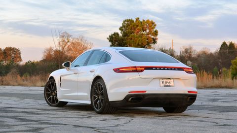 The 2019 Porsche Panamera comes with a twin-turbo V6 making 330 hp.