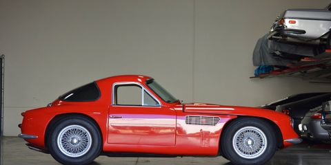 The first road-going Griffith is coming up for auction Nov. 30 on bringatrailer.com. It was a sort of Cobra pretender back in the early- to mid-60s, with a Ford V8 shoehorned into a TVR sports car.