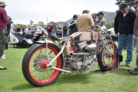 Over 3000 bikers and motorcycle fans descended on the greens of The Quail Lodge in Carmel May 5 for the 10th annual Quail Motorcycle Gathering. Here are some of the more than 350 bikes that made up the show.
