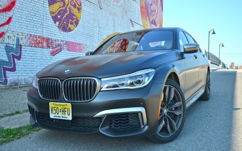 The 2017 BMW M760i is an elephant of a car and it feels like it behind the wheel, despite the 601 hp and 590 lb-ft of torque.
