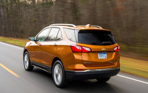 The Chevy Equinox is 400 pounds lighter and 4.7 inches shorter than the outgoing model.