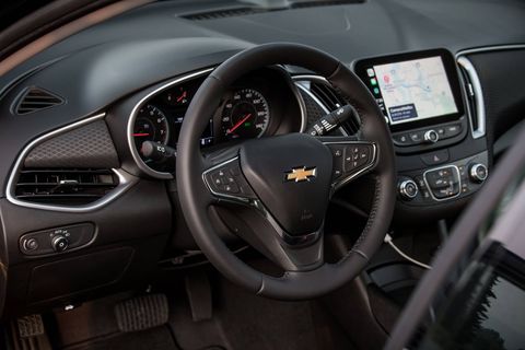 Chevy didn’t update the Malibu's interior styling for 2019, and it’s starting to look dated and cheap compared to others in its class.