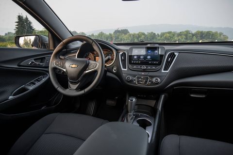 Chevy didn’t update the Malibu's interior styling for 2019, and it’s starting to look dated and cheap compared to others in its class.
