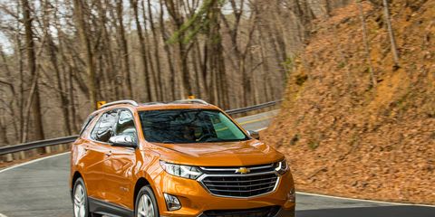 The Chevy Equinox is 400 pounds lighter and 4.7 inches shorter than the outgoing model.