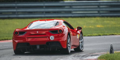 Driving either a red Ferrari 488 GTB or a black Ferrari 812 Superfast, lapping Monticello at the Corso Pilota ticks a lot of dream life boxes