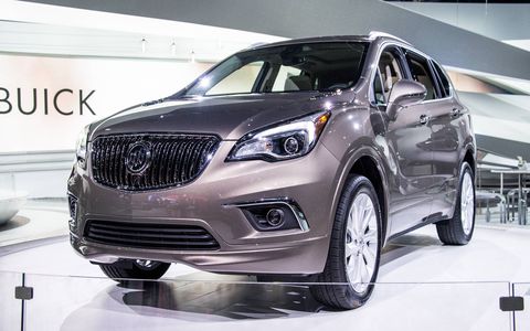 The Chinese-made Envision goes on sale at the end of 2016, sliding in between the Encore and the Enclave in Buick's lineup.
