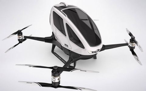 The eHang 184 is a personal drone that takes you wherever you want to go.