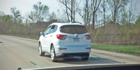 One of our readers spotted the Buick Envision driving around Detroit.