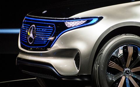 Mercedes debuted its new electric sub-brand at the Paris auto show, with the Generation EQ concept closely previewing a production electric crossover.