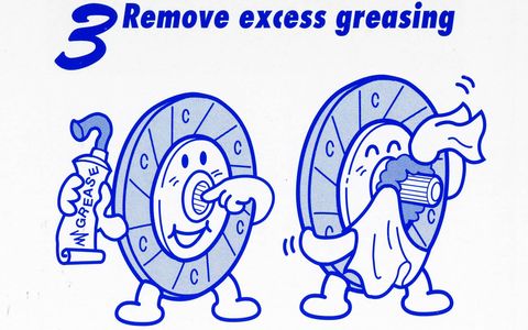 No anthropomorphic clutch disc wants a greasy face.