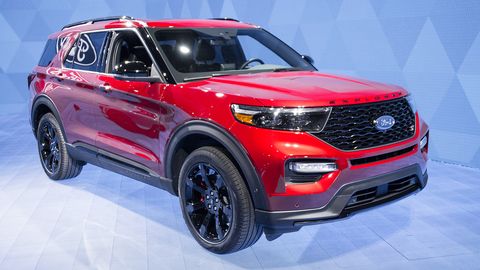 The 2020 Ford Explorer made its debut at the 2019 Detroit auto show.