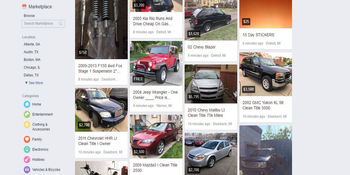 Could You Be Buying Your Next Car Through Facebook