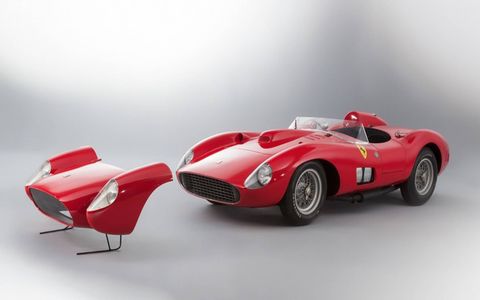 1957 Ferrari 335 Sport Scaglietti sells for $35 million.
