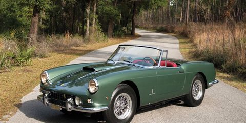 This 1960 Ferrari 400 Superamerica SWB Cabriolet by Pinin Farina is estimated to bring between $6 million and $7 million on auction day.