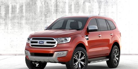 The Ford Everest will be offered in a number of markets in Southeast Asia.