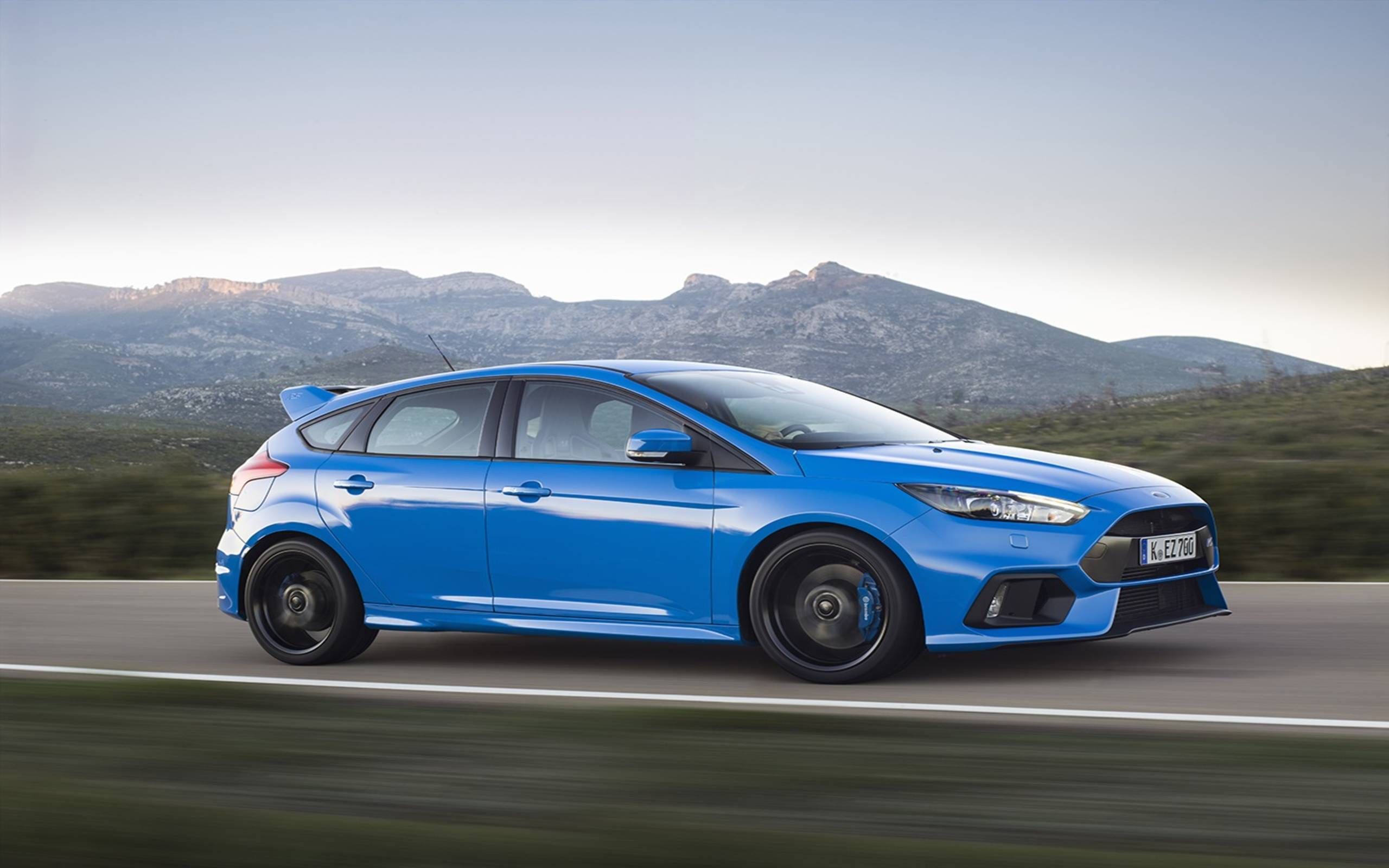 Compact Car Ford Focus RS (third Generation) Editorial Photo - Image of blue,  focus: 73919121