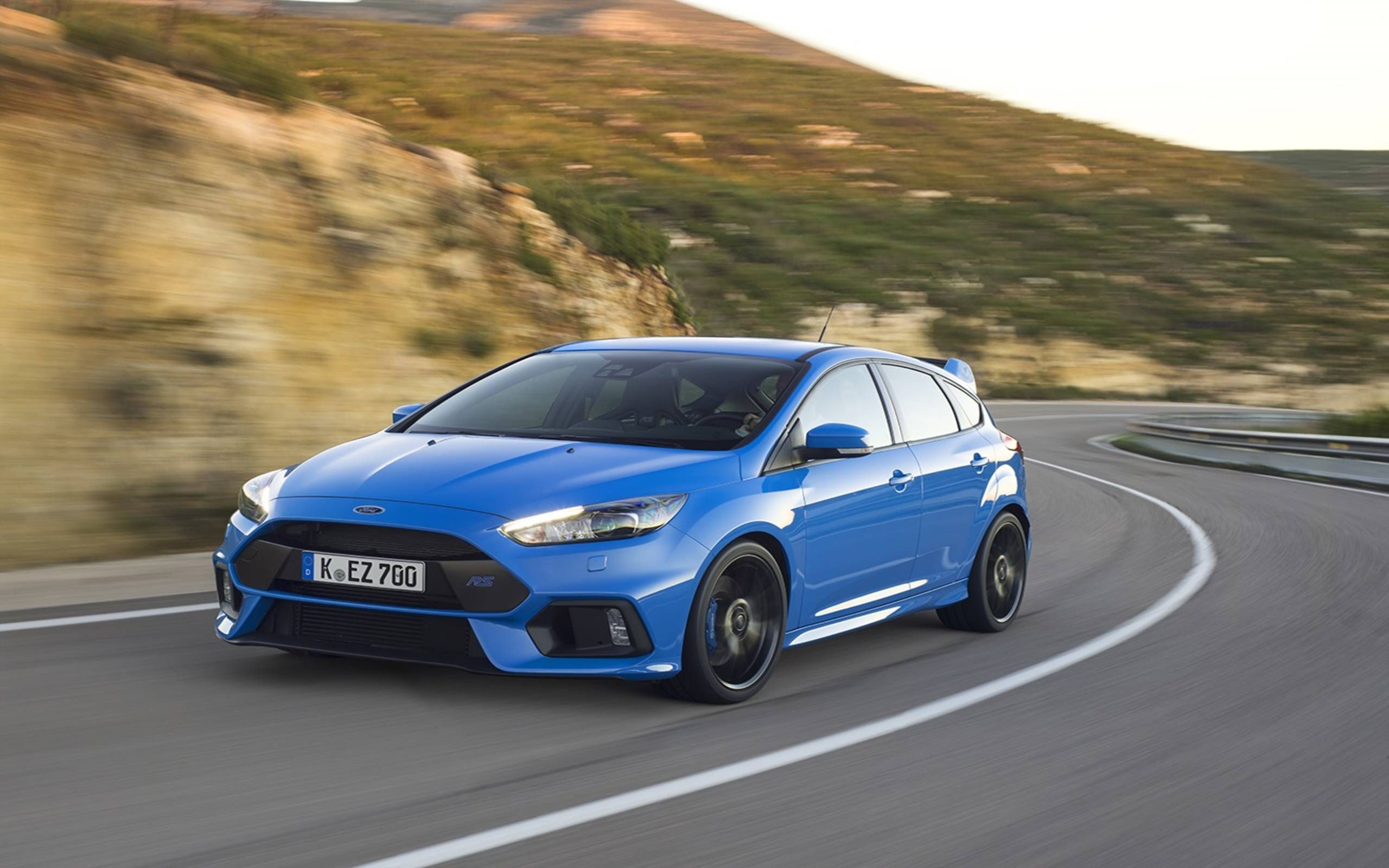 Compact Car Ford Focus RS (third Generation) Editorial Photo - Image of blue,  focus: 73919121