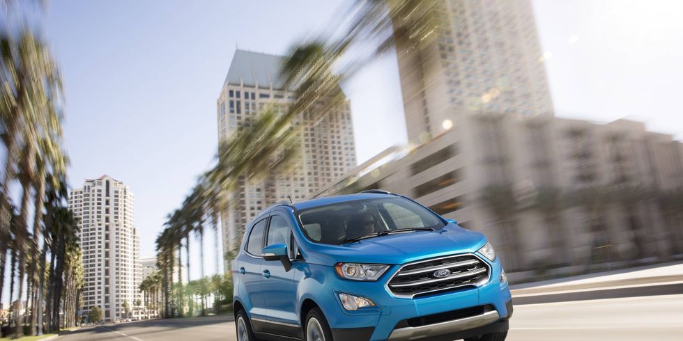 The new Ford EcoSport is unveiled at the 2016 LA Auto Show.