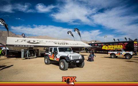 The pits at King of the Hammers are huge, acres and acres.