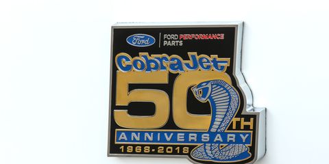 Ford introduced the new 50th Anniversary Cobra Jet at an event before the Woodward Dream Cruise.