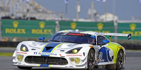 The winning No. 93 Viper V10 SRT GT3-R in GTD was driven by Al Carter, Ben Keating, Dominik Farnbacher, Kuno Wittmer and Cameron Lawrence.