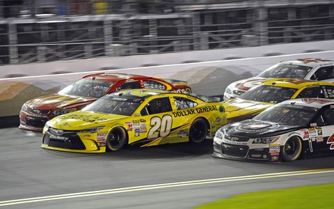 Action from Saturday night's NASCAR Sprint Unlimited race at Daytona International Speedway.