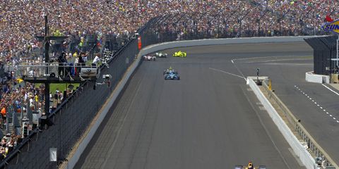 Rookie Rossi finds way to victory lane at the 100th running of the Indianapolis 500.