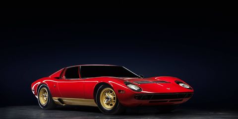 When released, the Miura was the fastest production road car in the world.