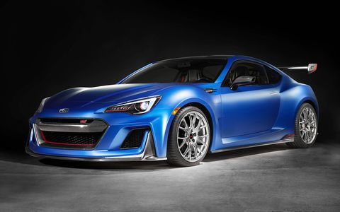 Subaru unveils STI Performance Concept at New York auto show.