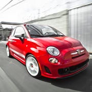 land vehicle, vehicle, city car, car, motor vehicle, red, automotive design, rim, fiat 500, alloy wheel,