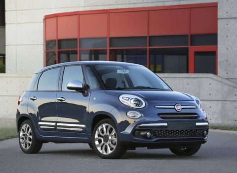 The 2018 Fiat 500L only comes with a 1.4-liter four making 160 hp.