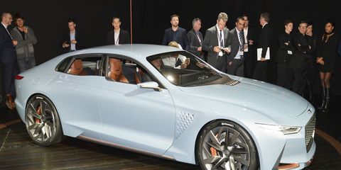 The New York Concept made its debut at the auto show of the same name, previewing one of the future additions to the new brand's lineup.