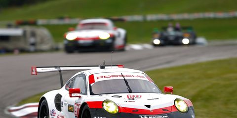 Dirk Werner posted a a best qualifying lap of 1 minute, 14.085 seconds (119.489 mph) in the No. 911 RSR.