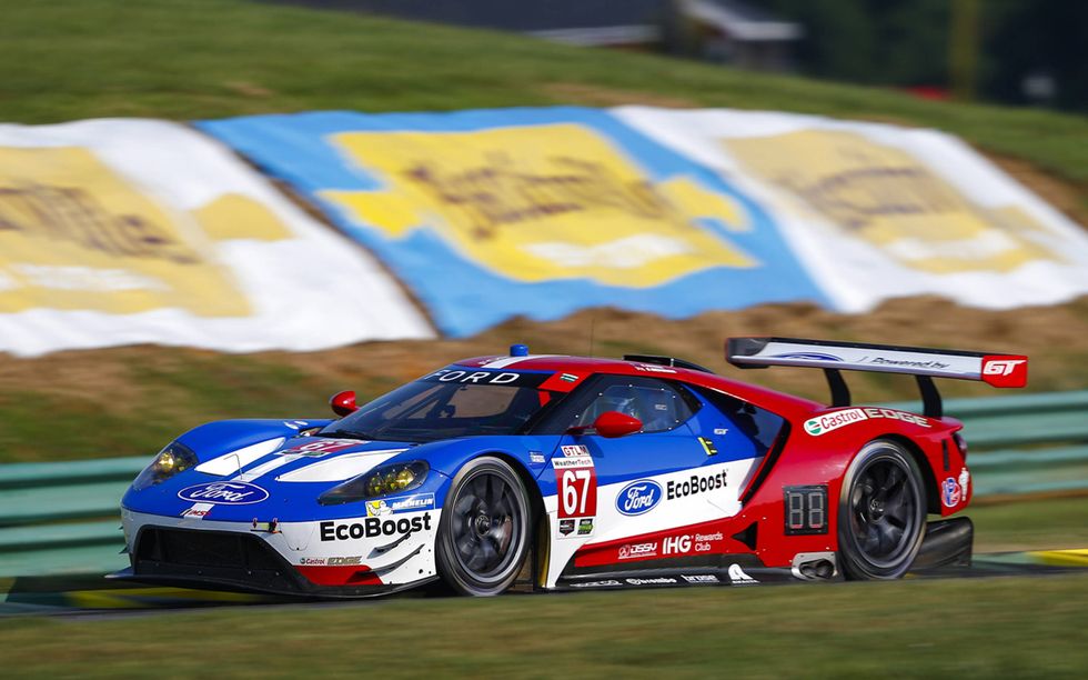 The team won by 12.031 seconds over the No. 67 Ford Chip Ganassi Racing Ford GT shared by Richard Westbrook and Ryan Briscoe.