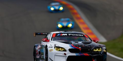 The No. 25 BMW Team RLL BMW M6 won by just over four seconds.
