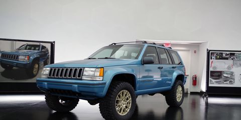 Jeep turned a Craigslist find 1993 Jeep Grand Cherokee into a resto-modded family crawler.